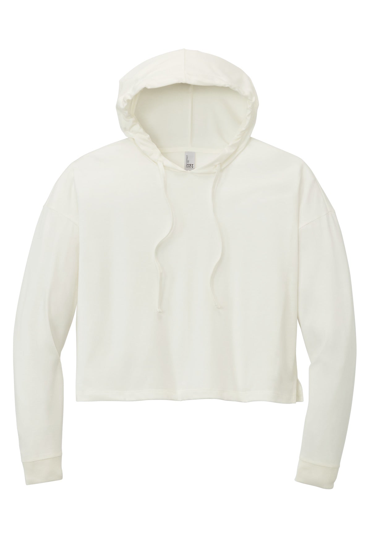 Front View of Natural District Women's Perfect Tri Midi Long Sleeve Hoodie DT1390L