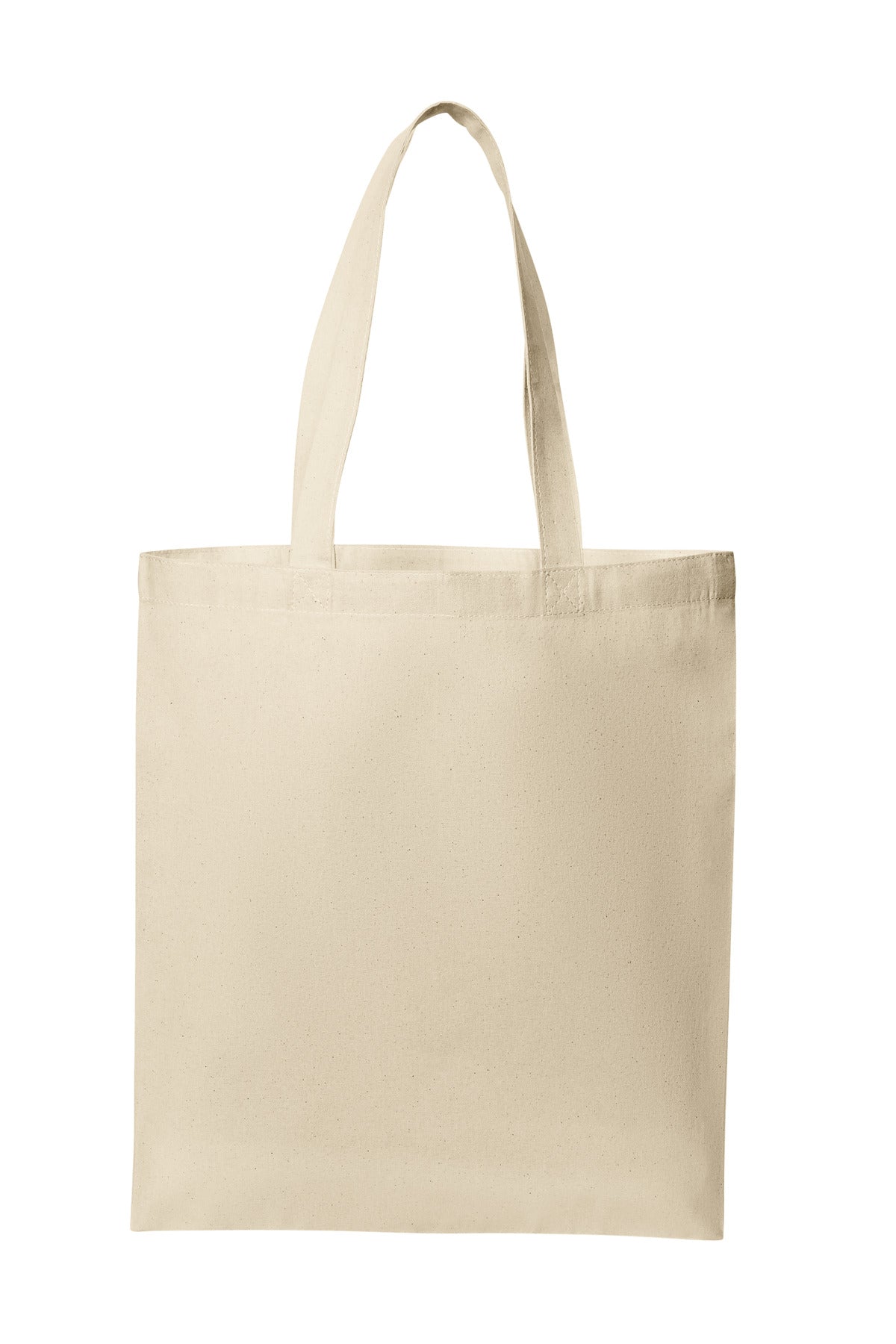 Front View of Natural Port Authority Core Cotton Tote BG1500