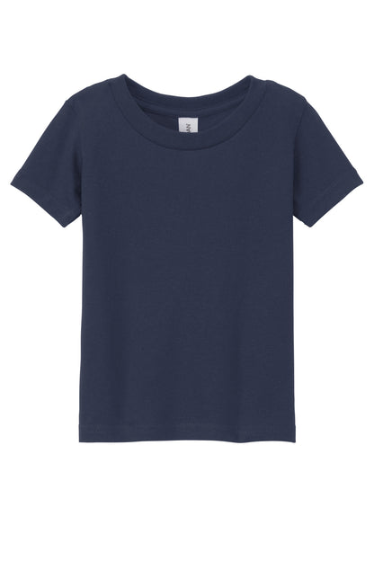 Front View of Navy Gildan Heavy Cotton Toddler T-Shirt 5100P