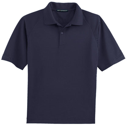 Front View of Navy Port Authority Dry Zone Ottoman Polo. K525