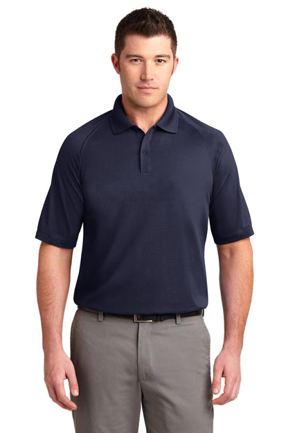 Front View of Navy Port Authority Dry Zone Ottoman Polo. K525