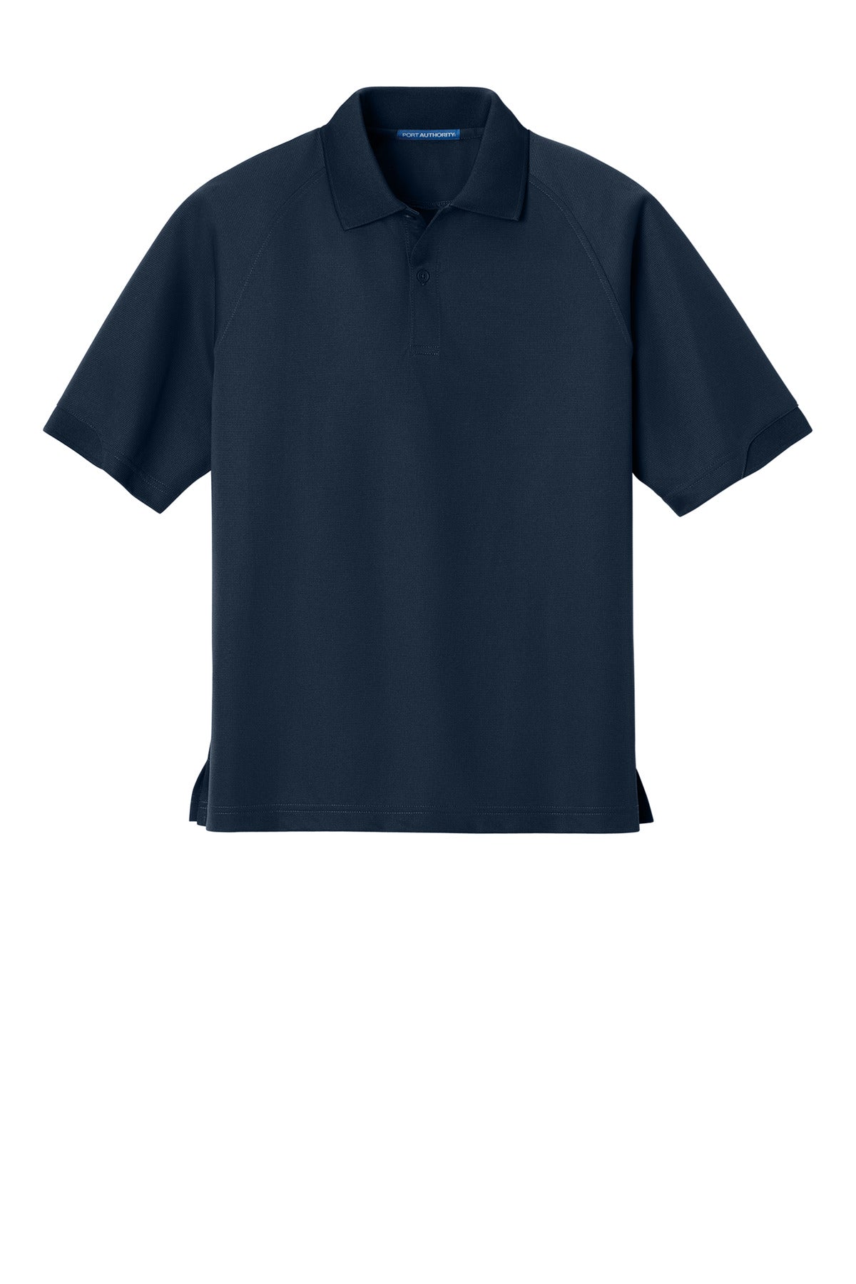 Front View of Navy Port Authority Dry Zone Ottoman Polo. K525