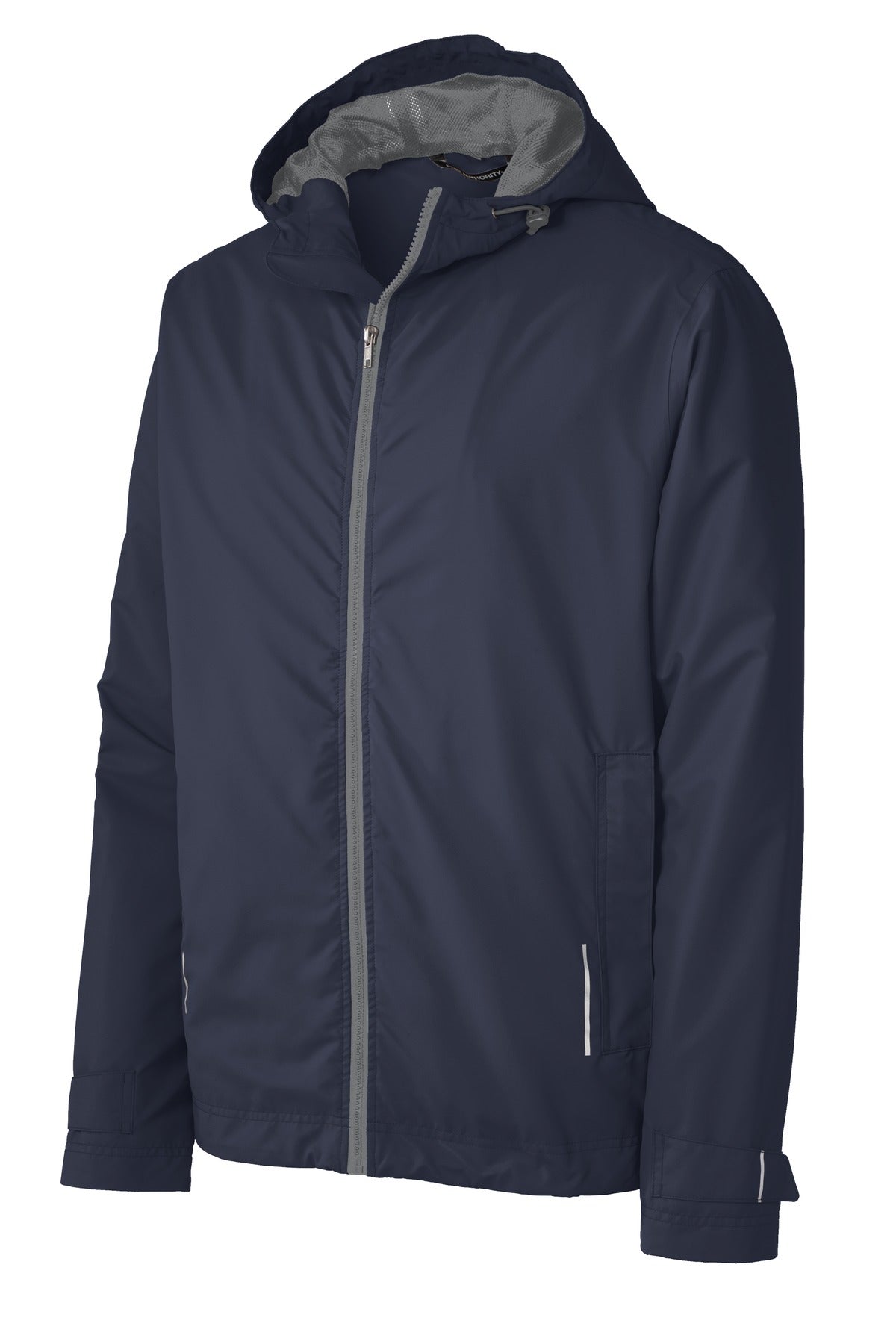 Front View of Navy Port Authority Northwest Slicker. J7710