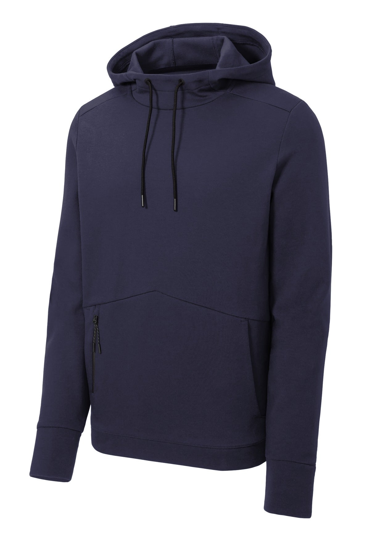 Front View of Navy Sport-Tek Triumph Hooded Pullover ST280