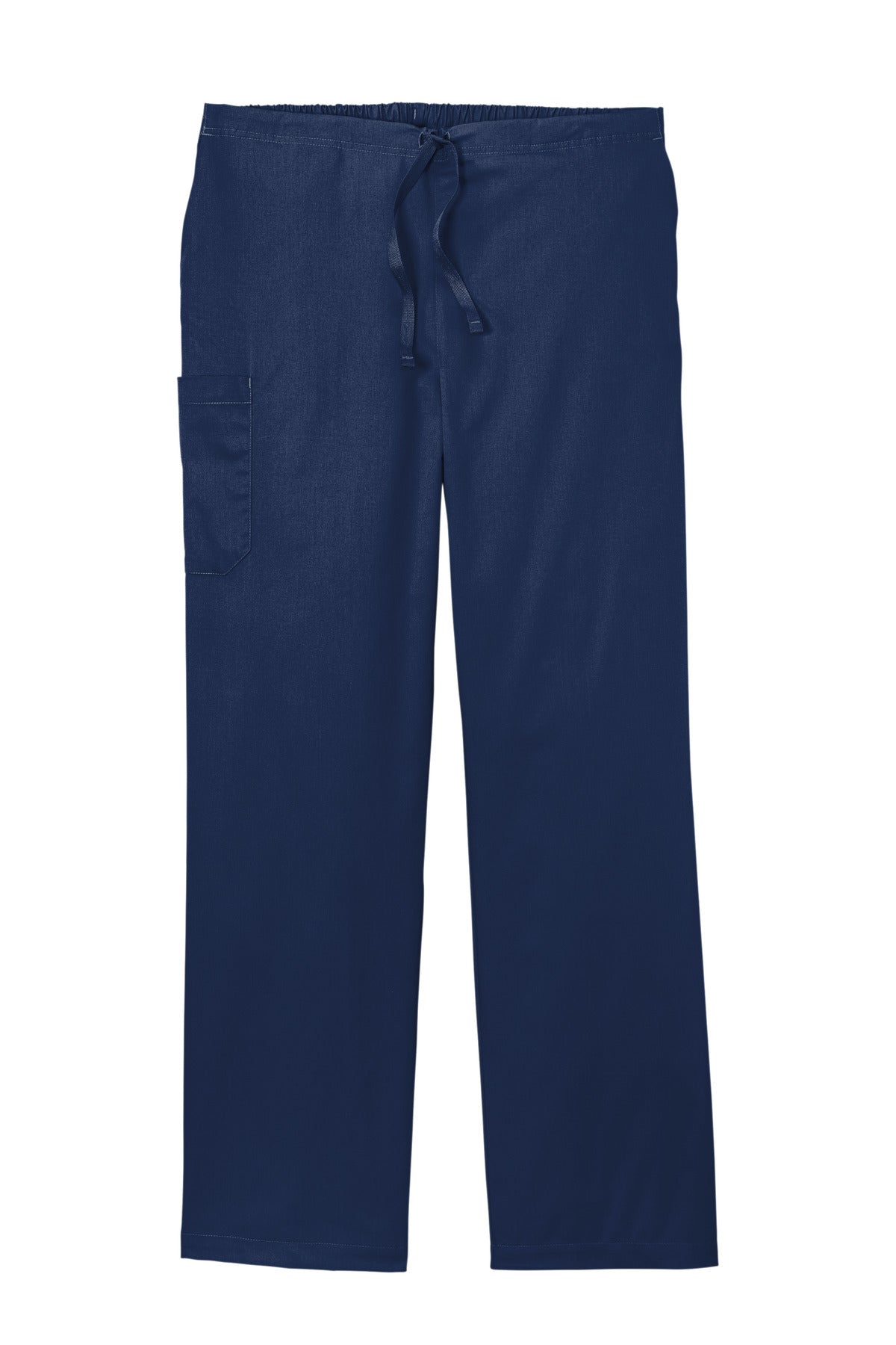 Front View of Navy Wink Unisex Tall WorkFlex Cargo Pant WW3150T