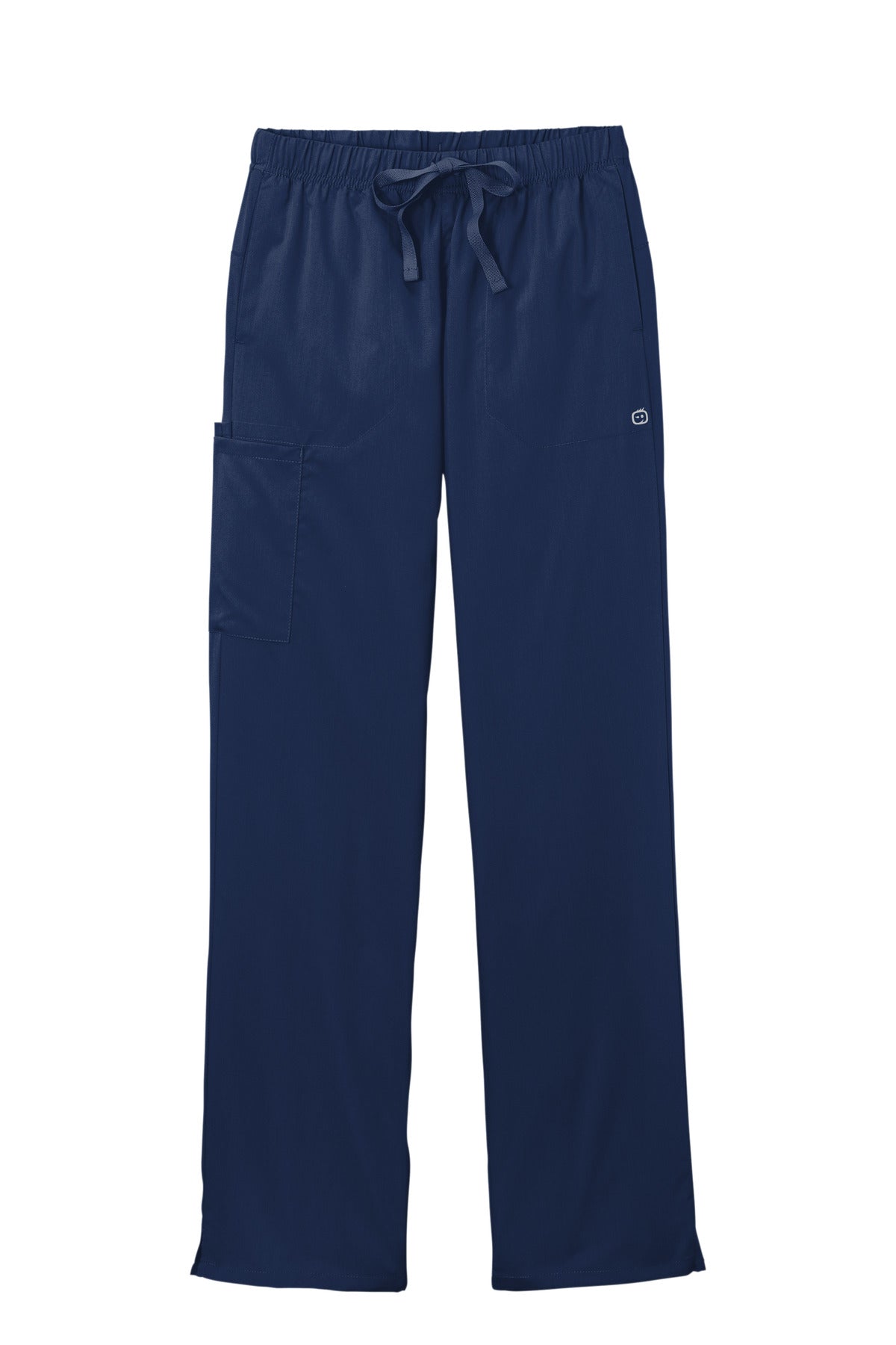 Front View of Navy Wink Women's Premiere Flex Cargo Pant WW4158
