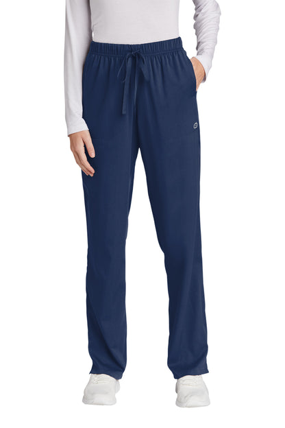 Front View of Navy Wink Women's Premiere Flex Cargo Pant WW4158