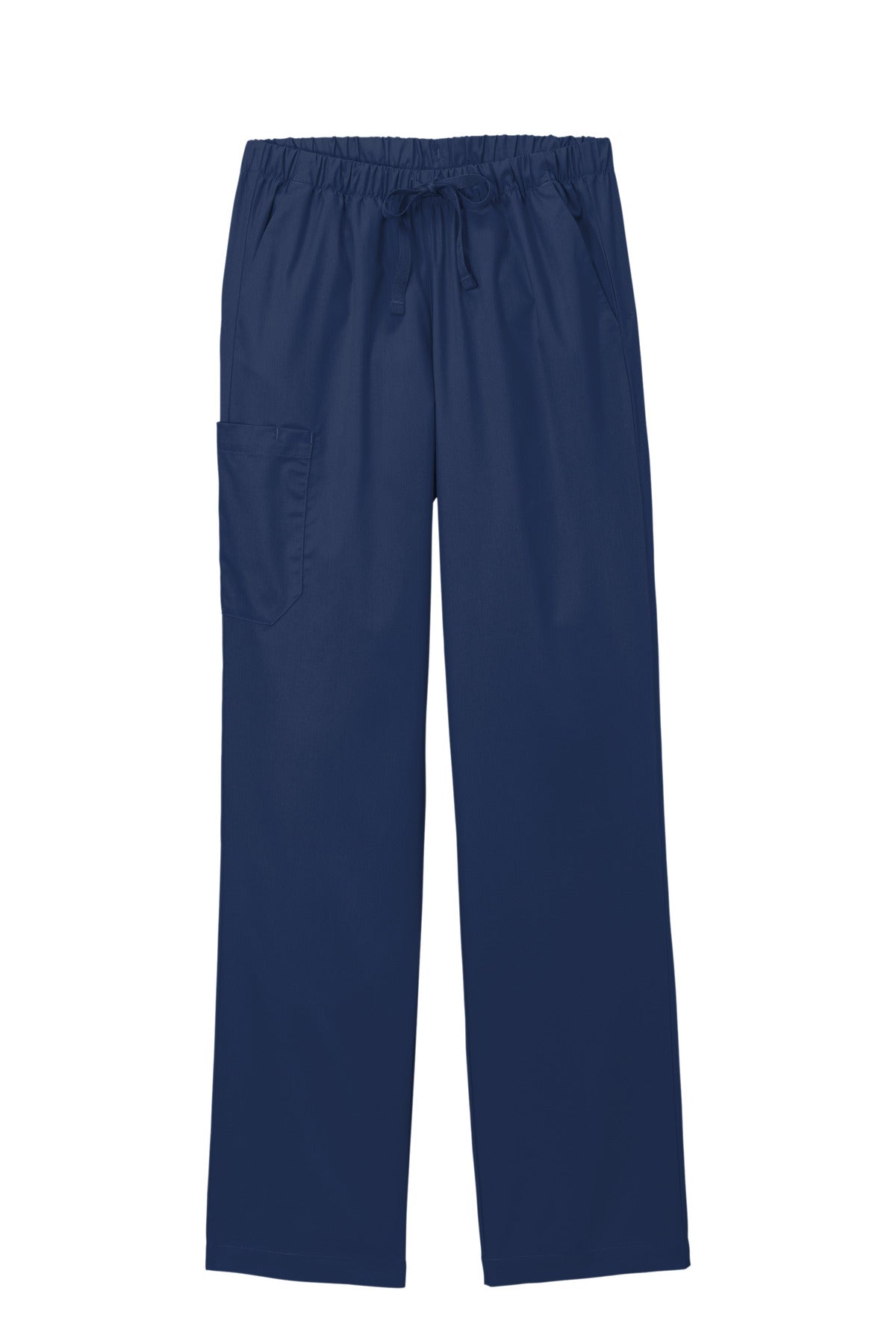 Front View of Navy Wink Women's WorkFlex Cargo Pant WW4550