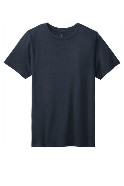 Front View of New Navy District Youth Perfect Tri Tee. DT130Y