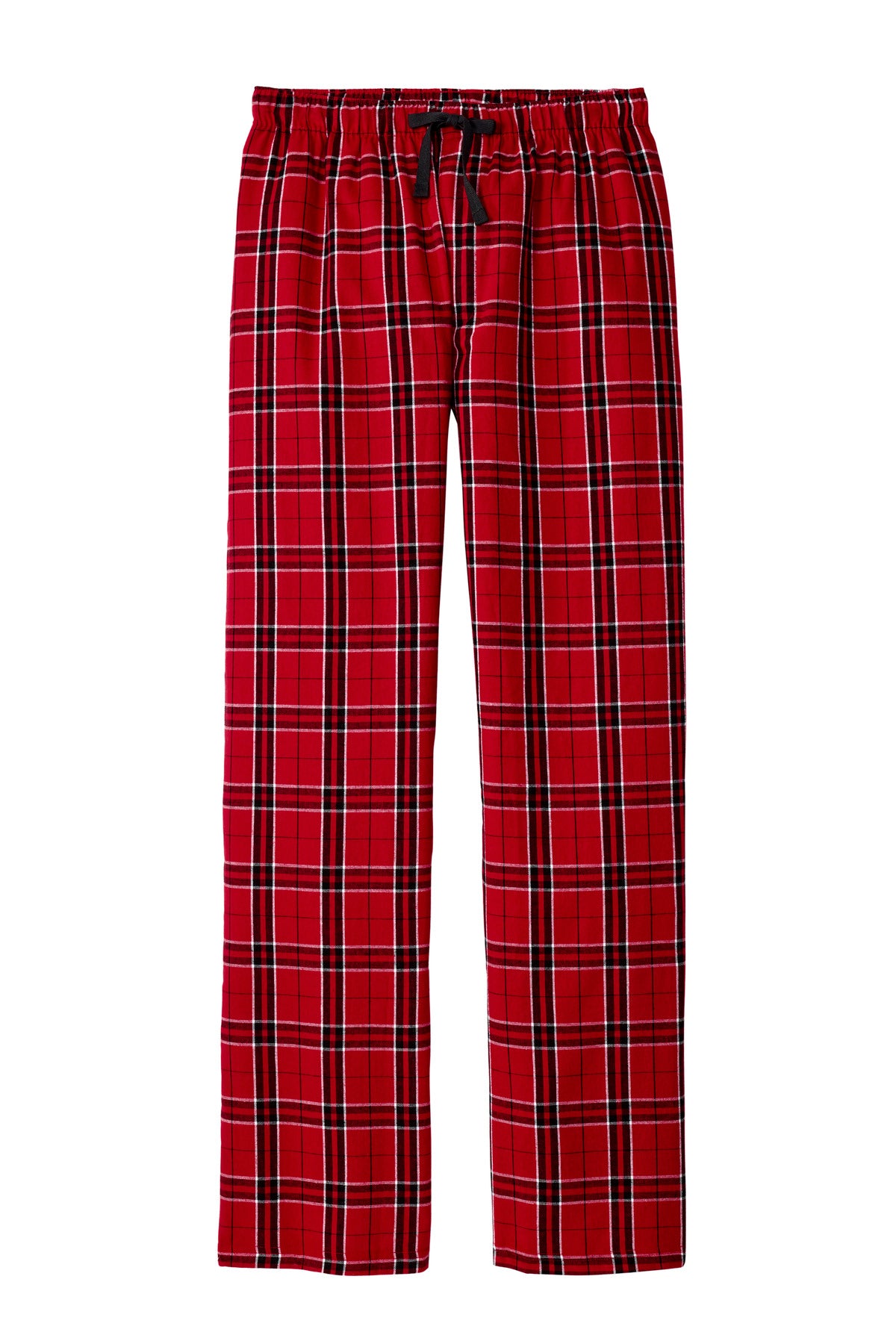 Front View of New Red District Flannel Plaid Pant. DT1800