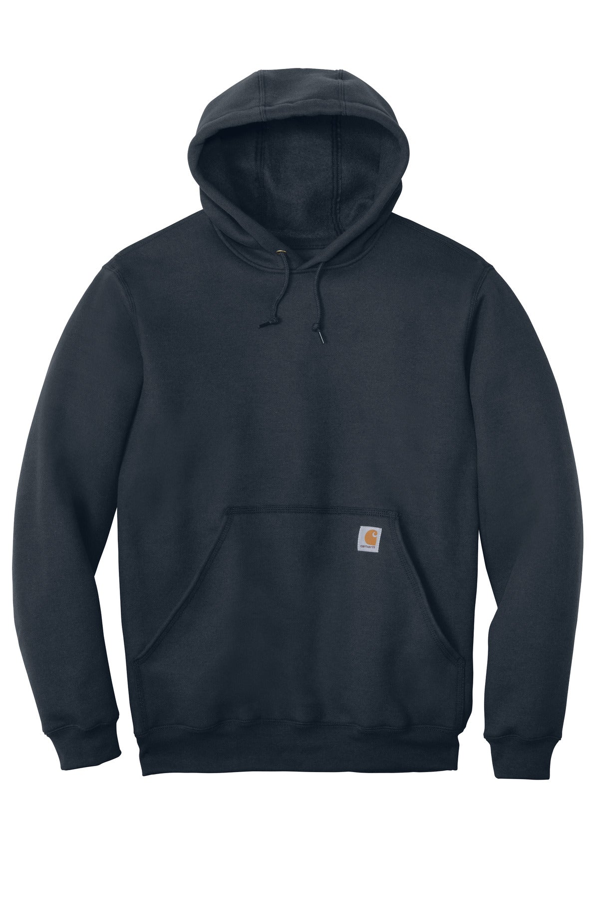 Front View of NewNavy Carhartt Tall Midweight Hooded Sweatshirt CTTK121
