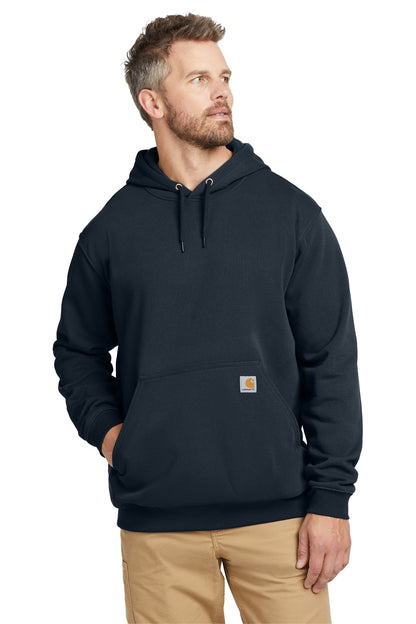 Front View of NewNavy Carhartt Tall Midweight Hooded Sweatshirt CTTK121