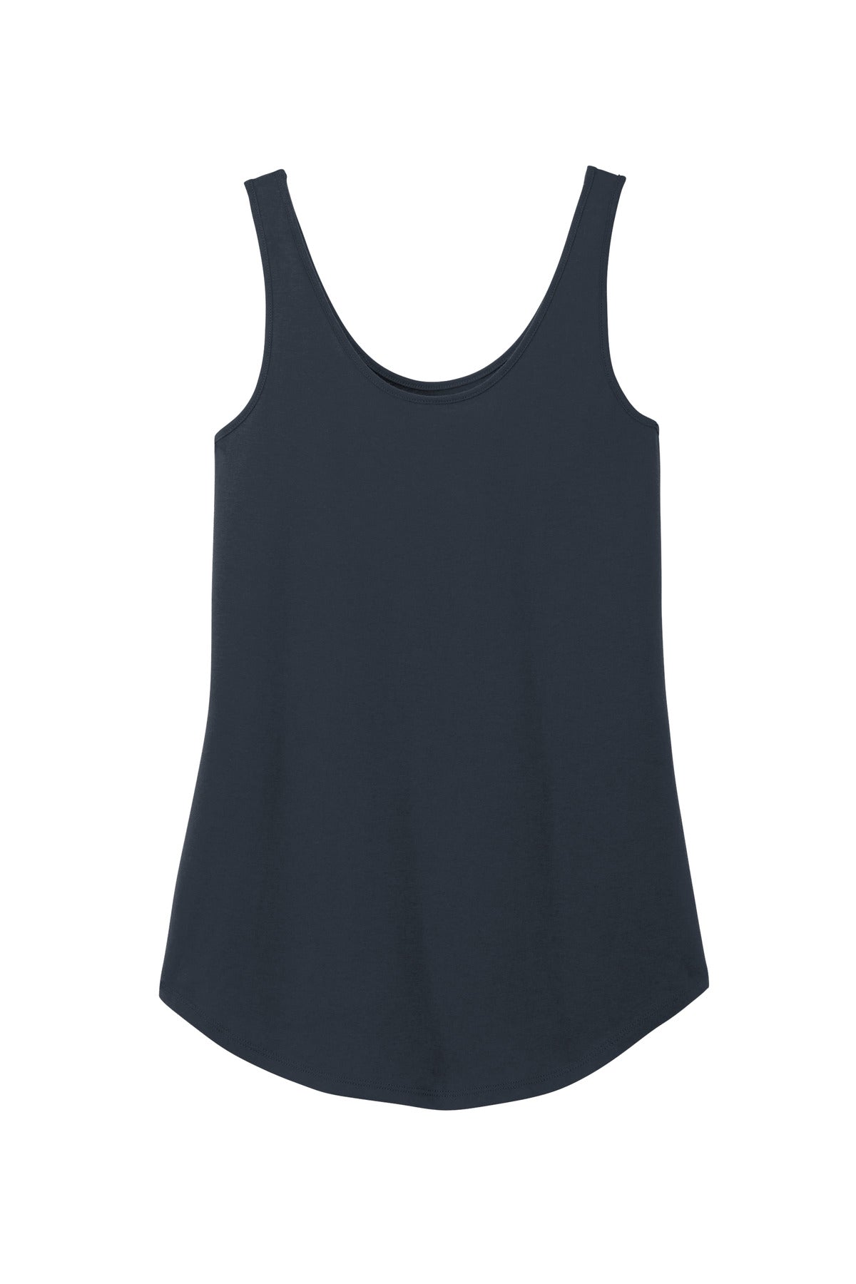 Front View of NewNavy District Women's Perfect Tri Relaxed Tank DT151