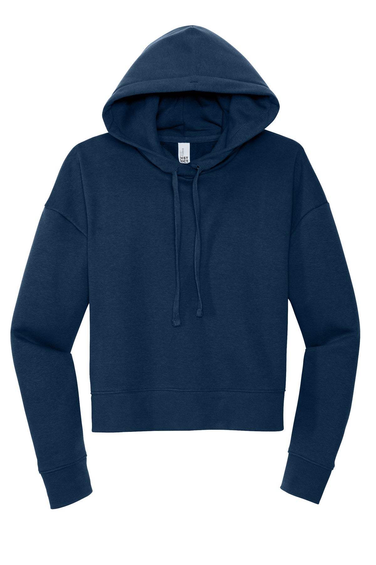 Front View of NewNavy District Women's V.I.T. Fleece Hoodie DT6101
