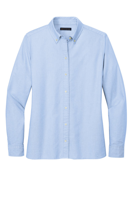 Front View of NewportBlu Brooks Brothers Women's Casual Oxford Cloth Shirt BB18005