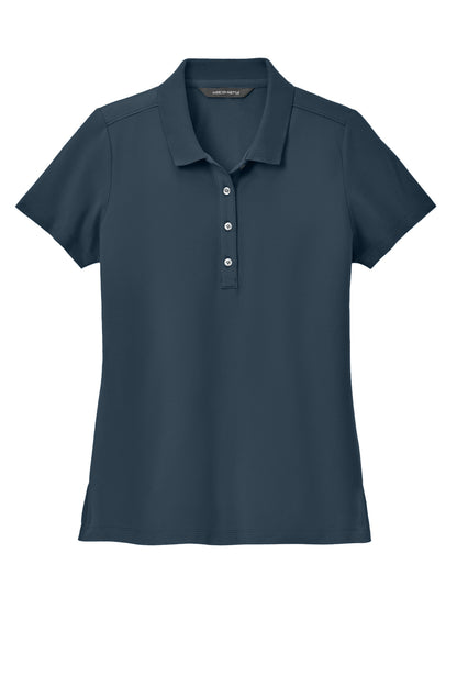 Front View of NightNavy Mercer+Mettle Women's Stretch Pique Polo MM1005
