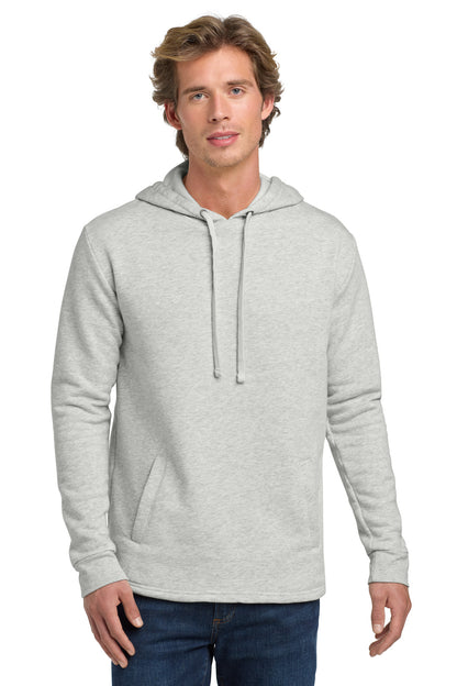 Front View of Oatmeal Next Level Apparel Adult Malibu Pullover Hoodie. NL9300