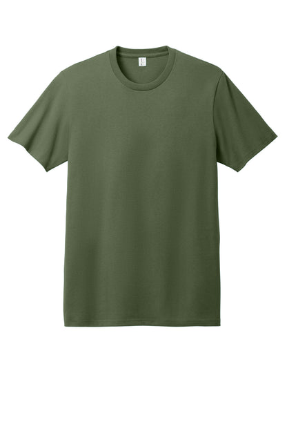 Front View of OliveYouGn Allmade Unisex Heavyweight Recycled Cotton Tee AL3000