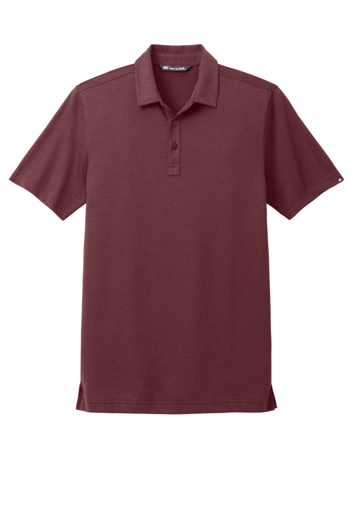 Front View of OxbloodHtr TravisMathew Sunnyvale Polo TM1MAA369