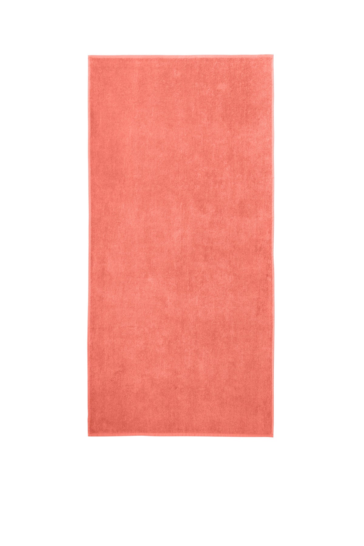 Front View of Papaya Port Authority Value Beach Towel PT44
