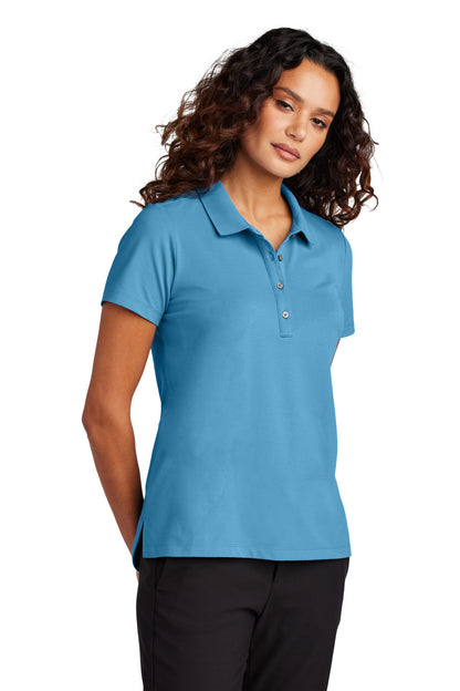 Front View of ParisianBl Mercer+Mettle Women's Stretch Pique Polo MM1005
