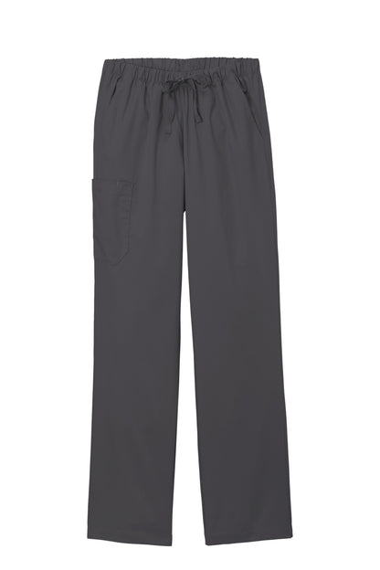 Front View of Pewter Wink Women's WorkFlex Cargo Pant WW4550