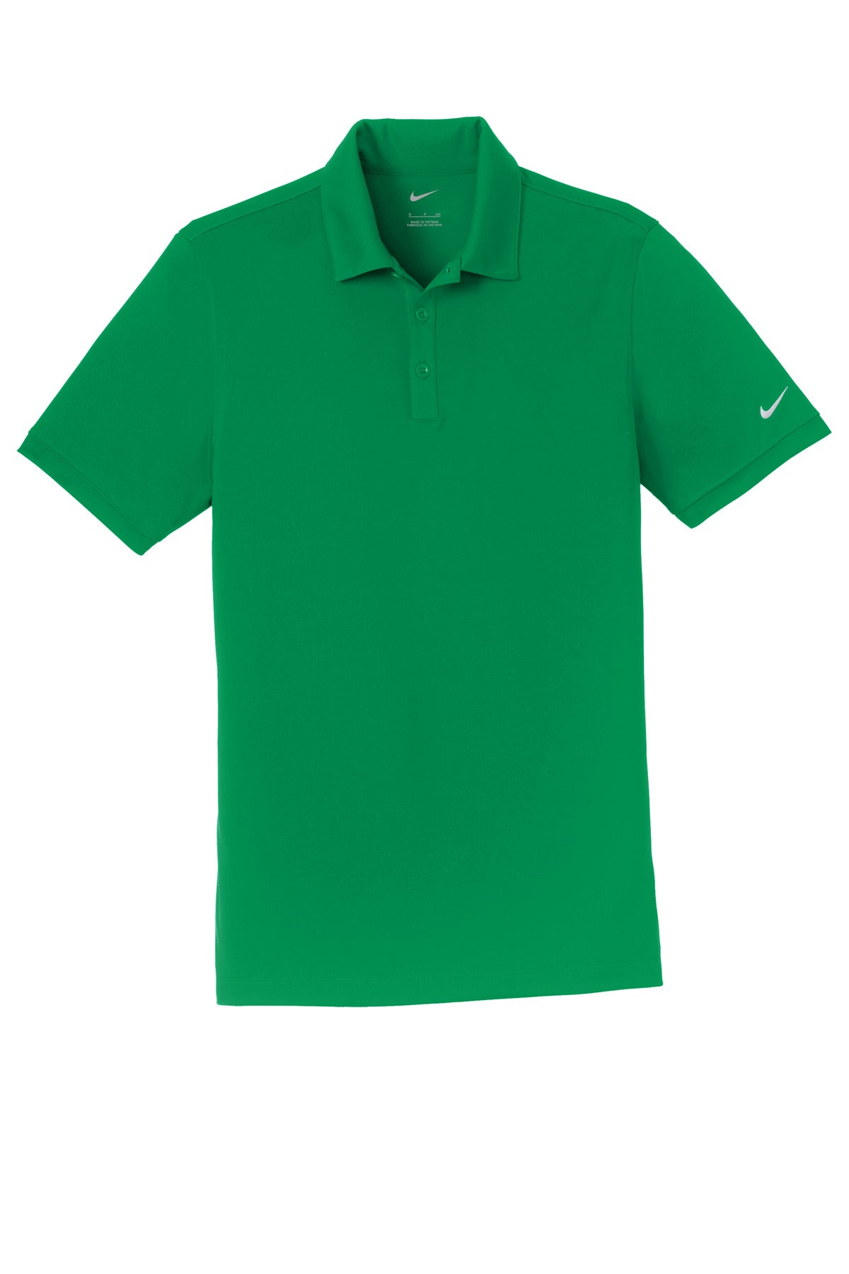 Front View of Pine Green Nike Dri-FIT Players Modern Fit Polo. 799802