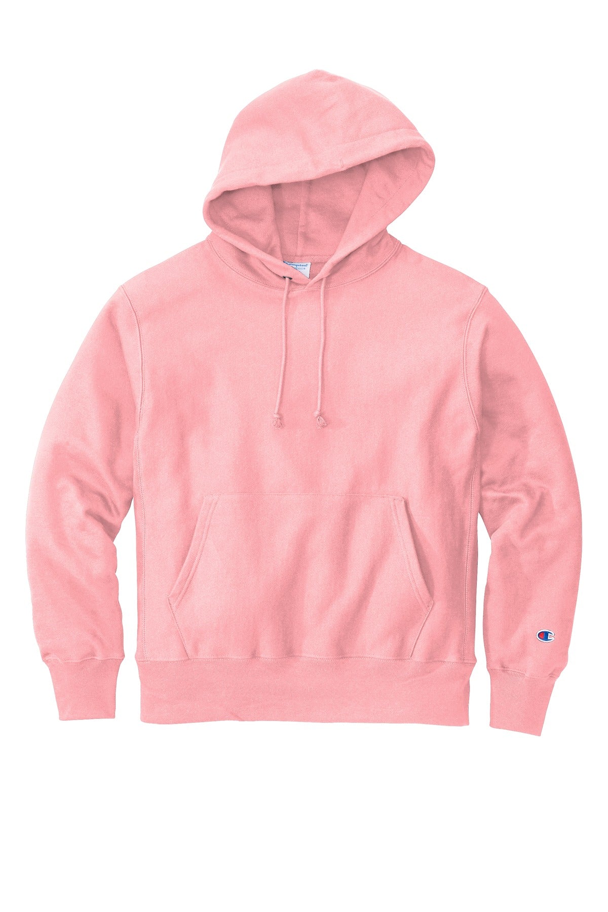 Front View of PinkCandy Champion Reverse Weave Hooded Sweatshirt S101