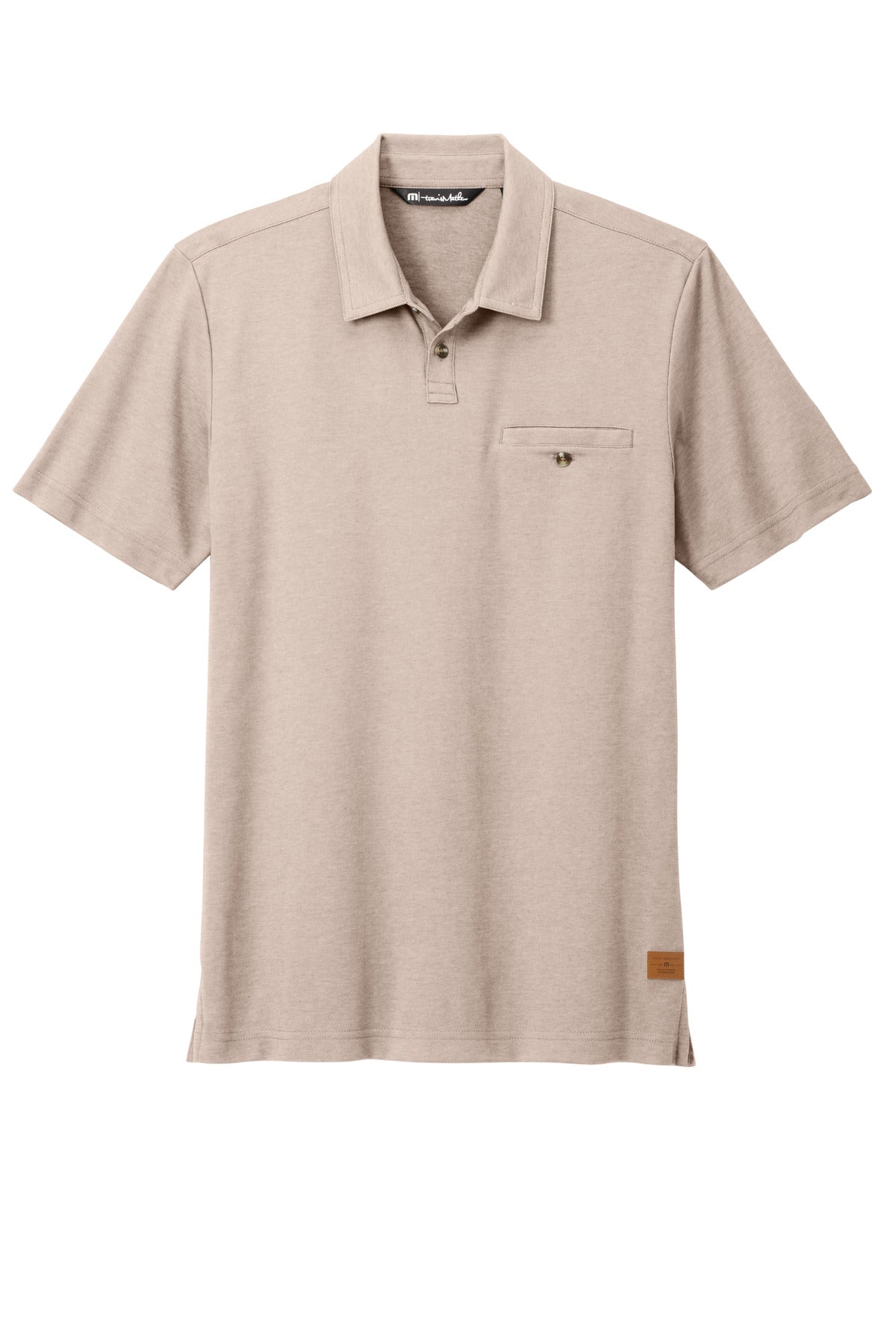 Front View of PrtablaHtr TravisMathew Sunsetters Pocket Polo TM1MZ344