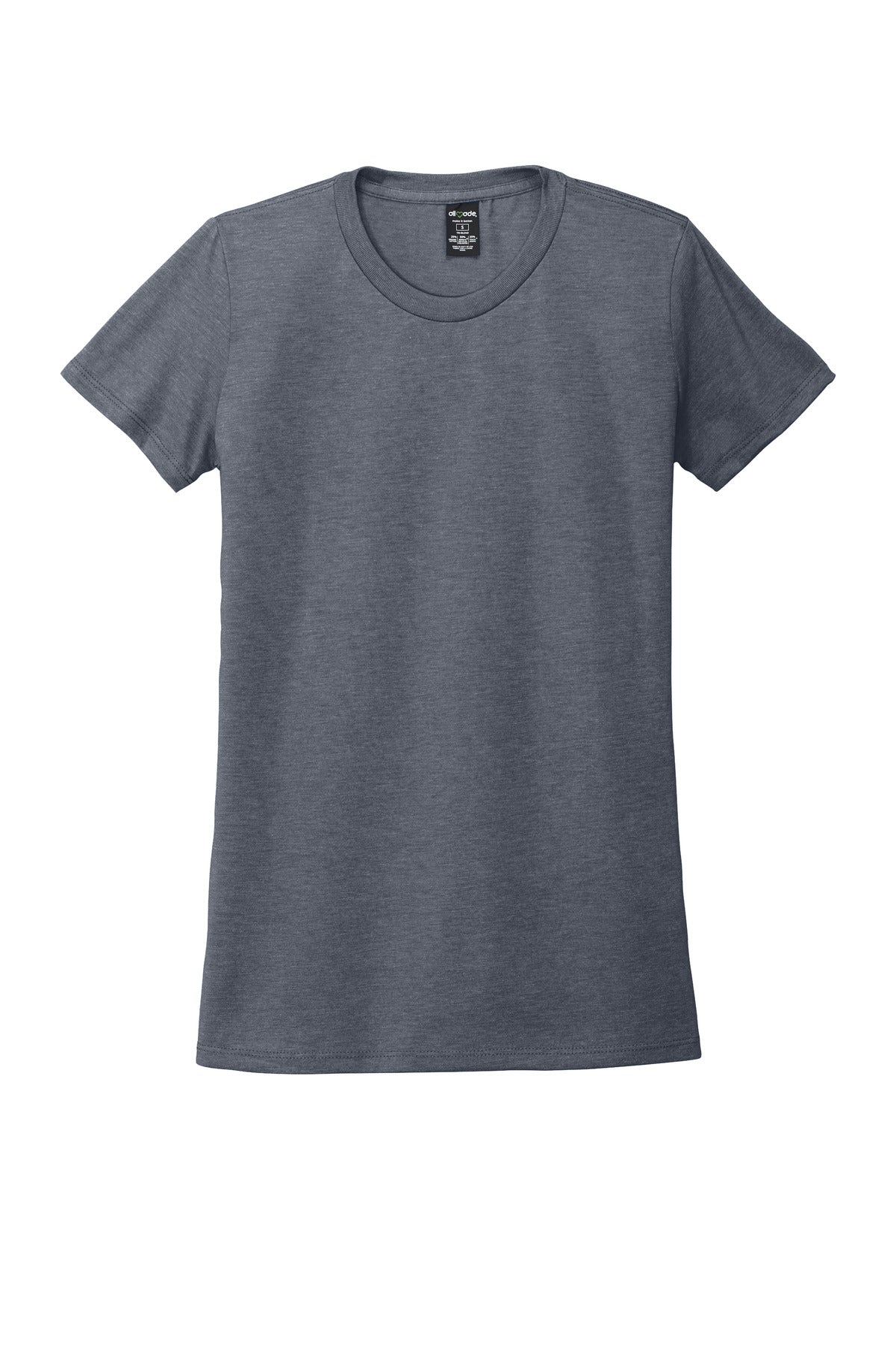 Front View of Rebel Blue Allmade Women's Tri-Blend Tee AL2008