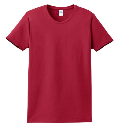 Front View of Red Port & Company Women's Essential Tee. LPC61