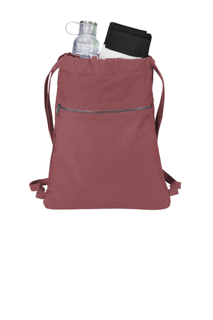 Front View of Red Rock Port Authority Beach Wash Cinch Pack. BG621