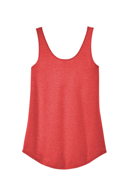 Front View of RedFrost District Women's Perfect Tri Relaxed Tank DT151
