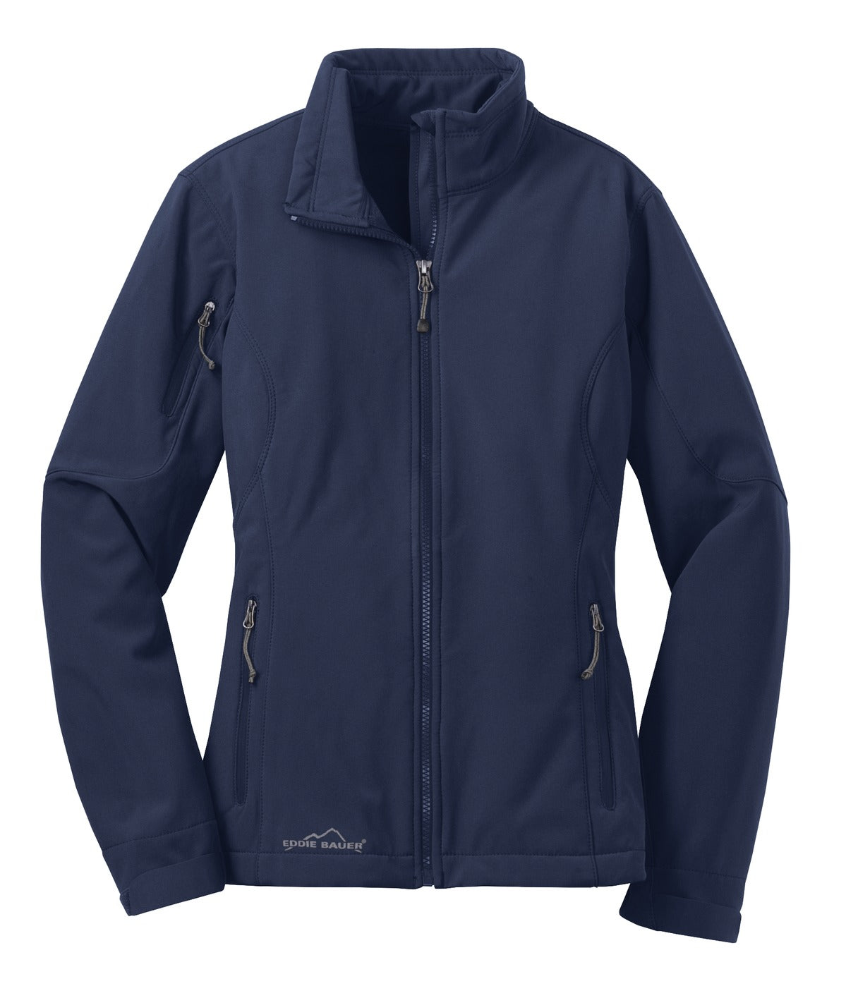 Front View of River Blue Eddie Bauer Women's Soft Shell Jacket. EB531