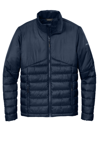 Front View of RiverBlNv Eddie Bauer Quilted Jacket EB510