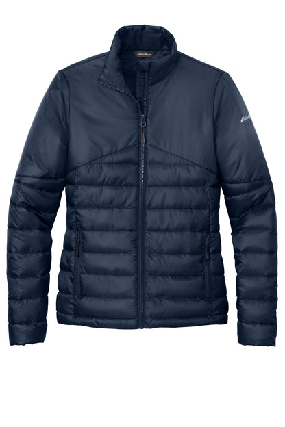 Front View of RiverBlNv Eddie Bauer Women's Quilted Jacket EB511