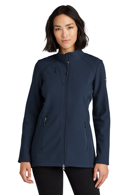 Front View of RiverBlNv Eddie Bauer Women's Stretch Soft Shell Jacket EB545