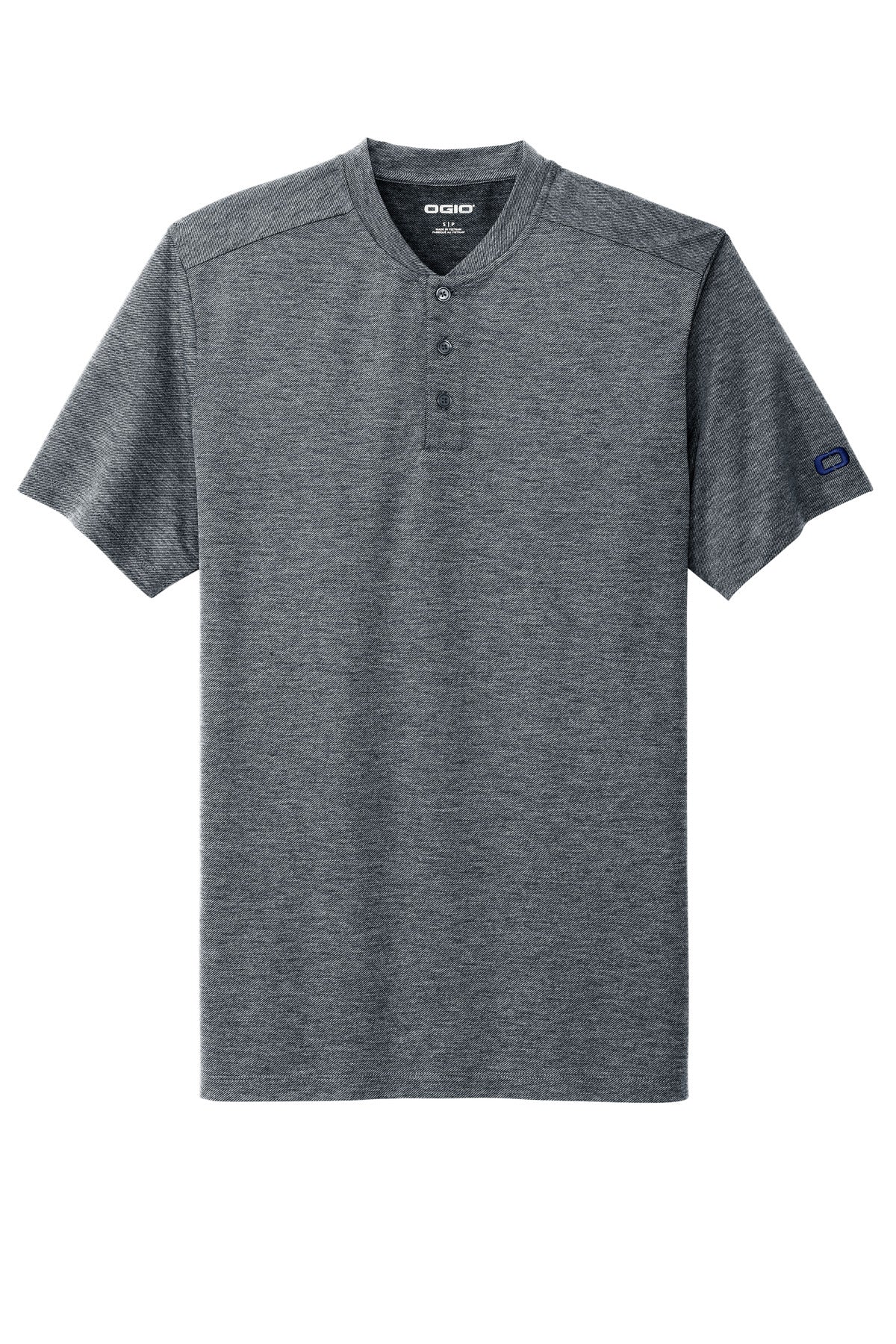 Front View of RiverBlNv OGIO Evolution Henley OG148