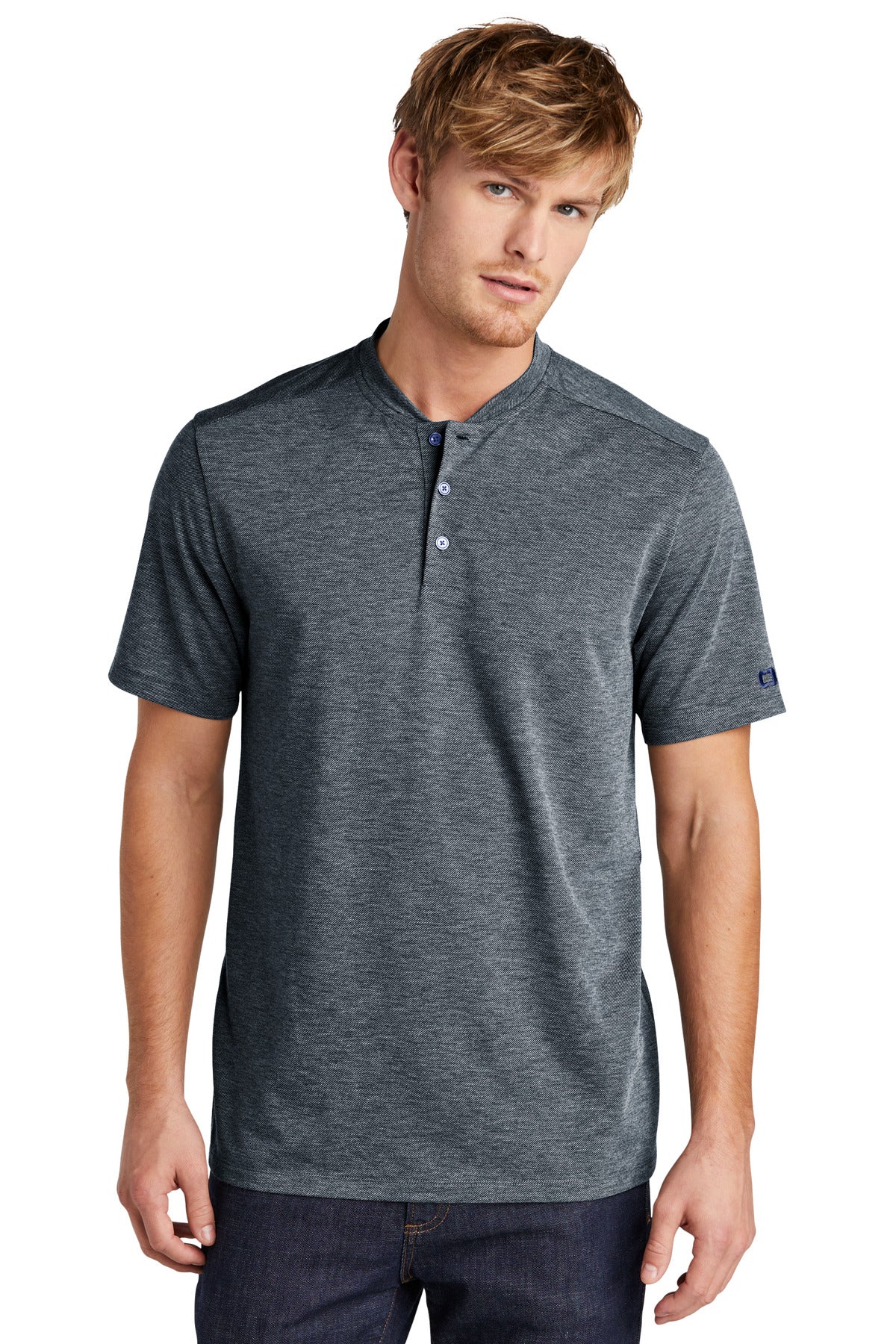 Front View of RiverBlNv OGIO Evolution Henley OG148
