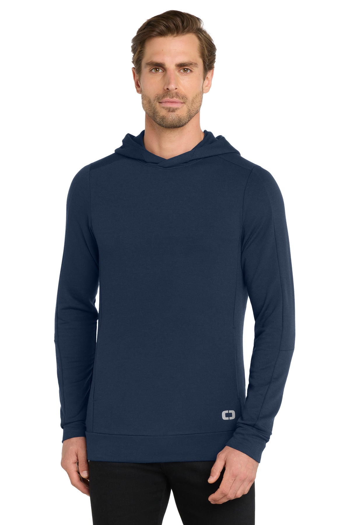 Front View of RiverBlNv OGIO Luuma Hoodie OG814
