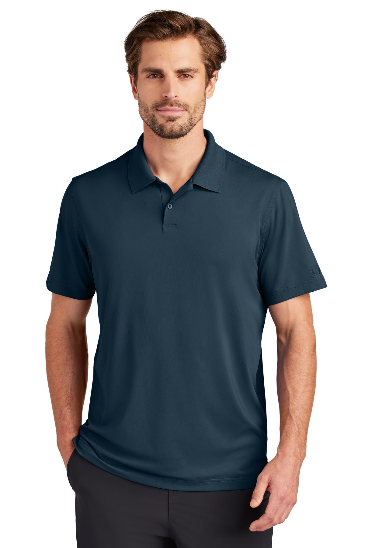 Front View of RiverBlNv OGIO Regain Polo OG170