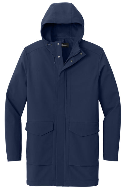 Front View of RiverBlNv Port Authority Collective Outer Soft Shell Parka J919