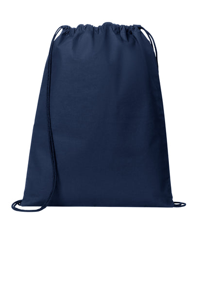 Front View of RiverBlNv Port Authority Core Cotton Cinch BG6200