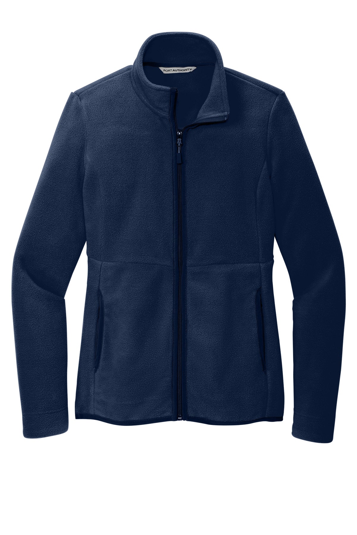 Front View of RiverBlNv Port Authority Women's Connection Fleece Jacket L110