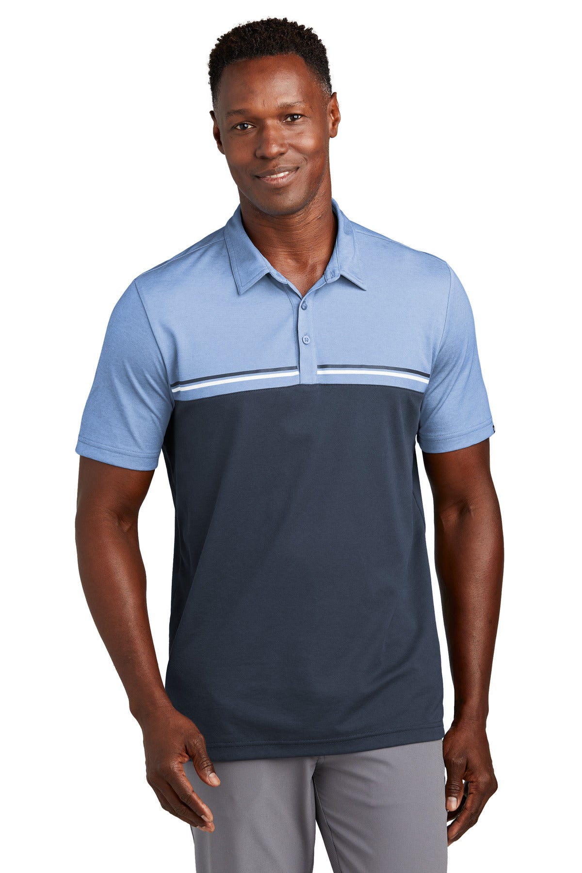 Front View of RiviH/BNgs TravisMathew Sunset Blocked Polo TM1MY401