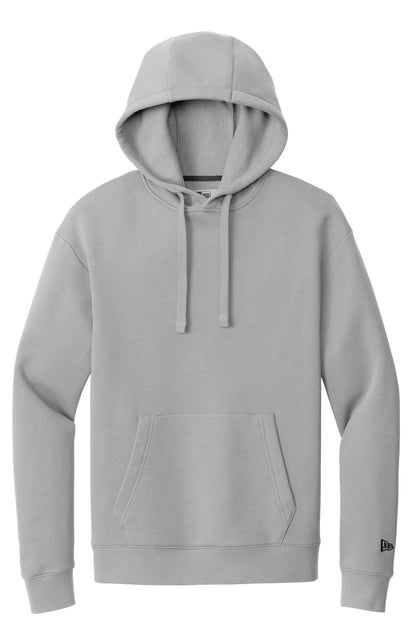 Front View of RnstmGrey New Era Heritage Fleece Pullover Hoodie NEA525