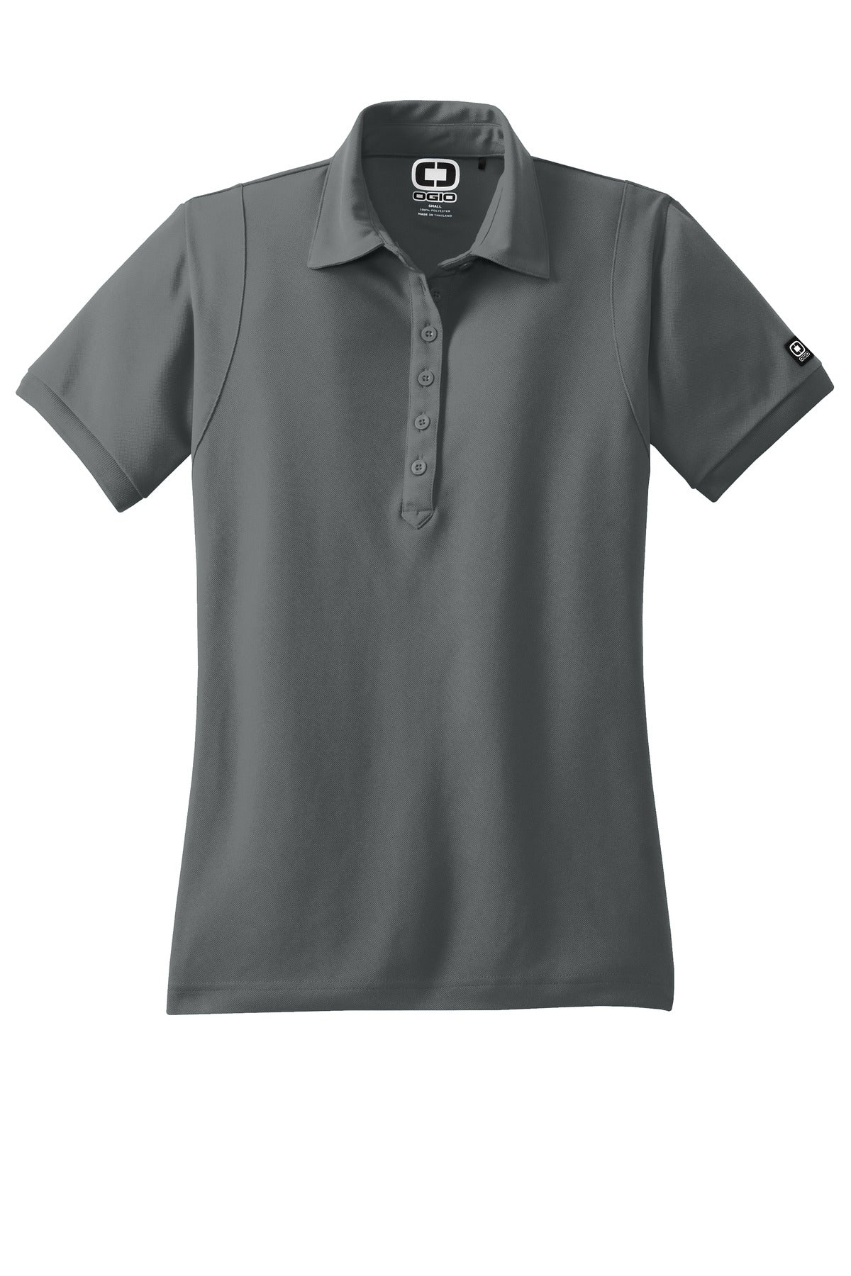 Front View of Rogue Grey OGIO - Jewel Polo. LOG101