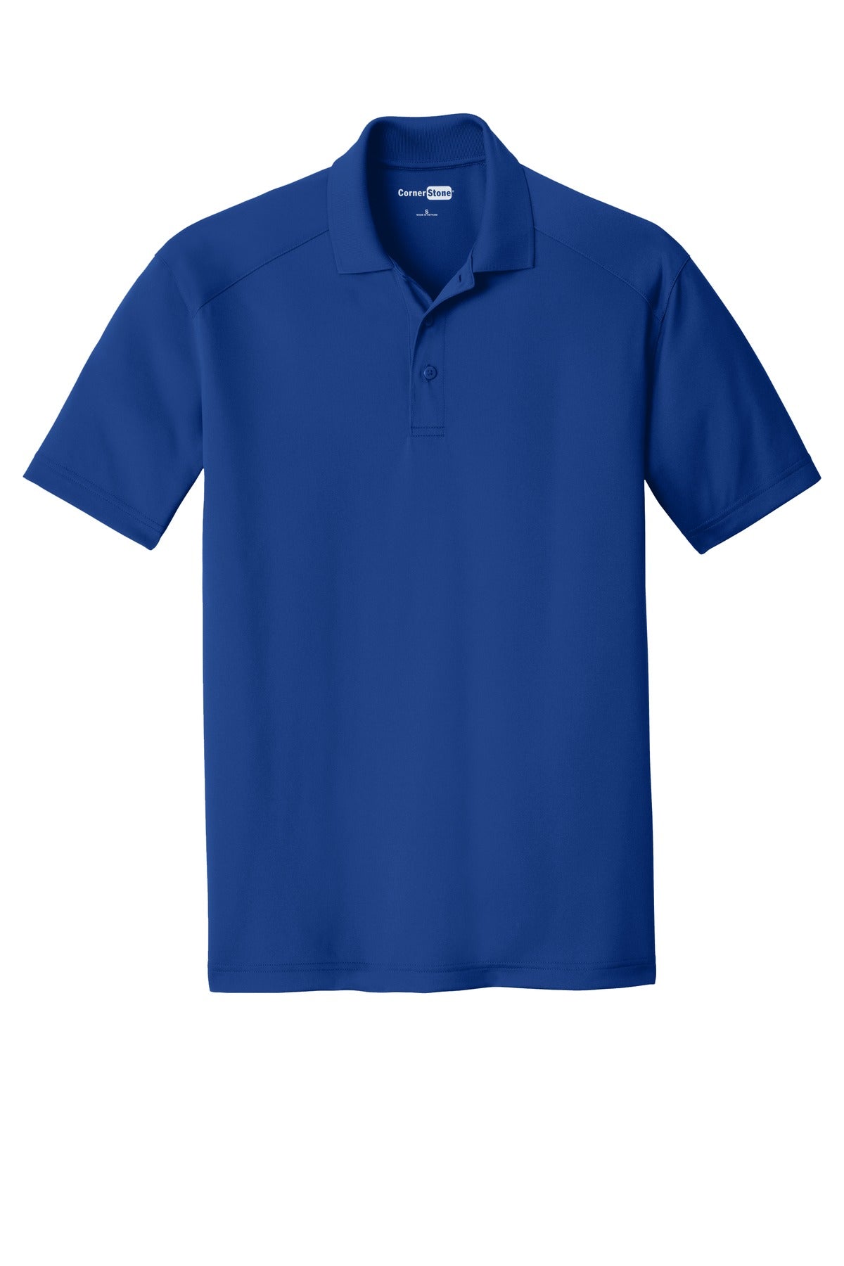 Front View of Royal CornerStone Select Lightweight Snag-Proof Polo. CS418