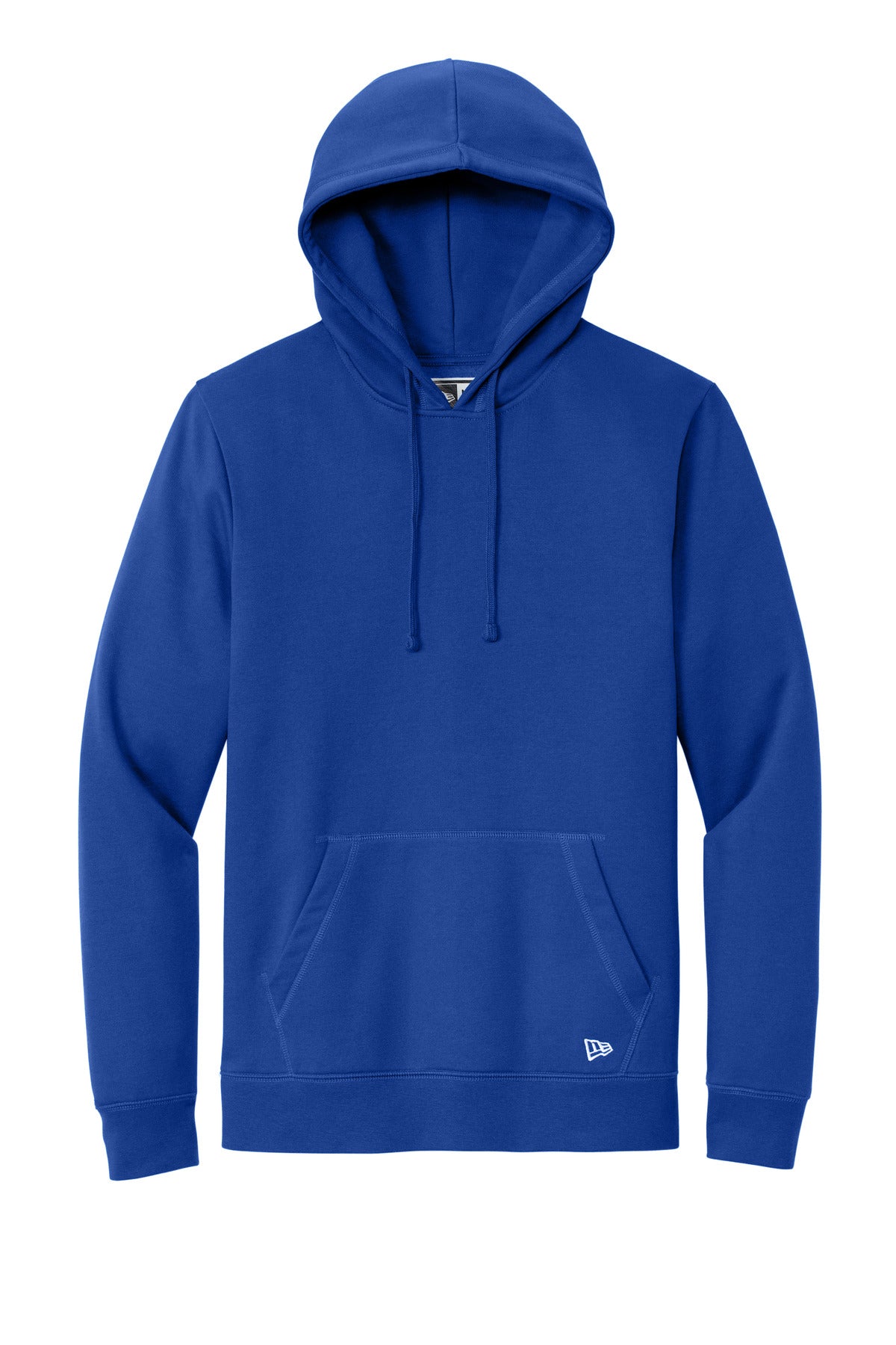 Front View of Royal New Era Comeback Fleece Pullover Hoodie NEA550