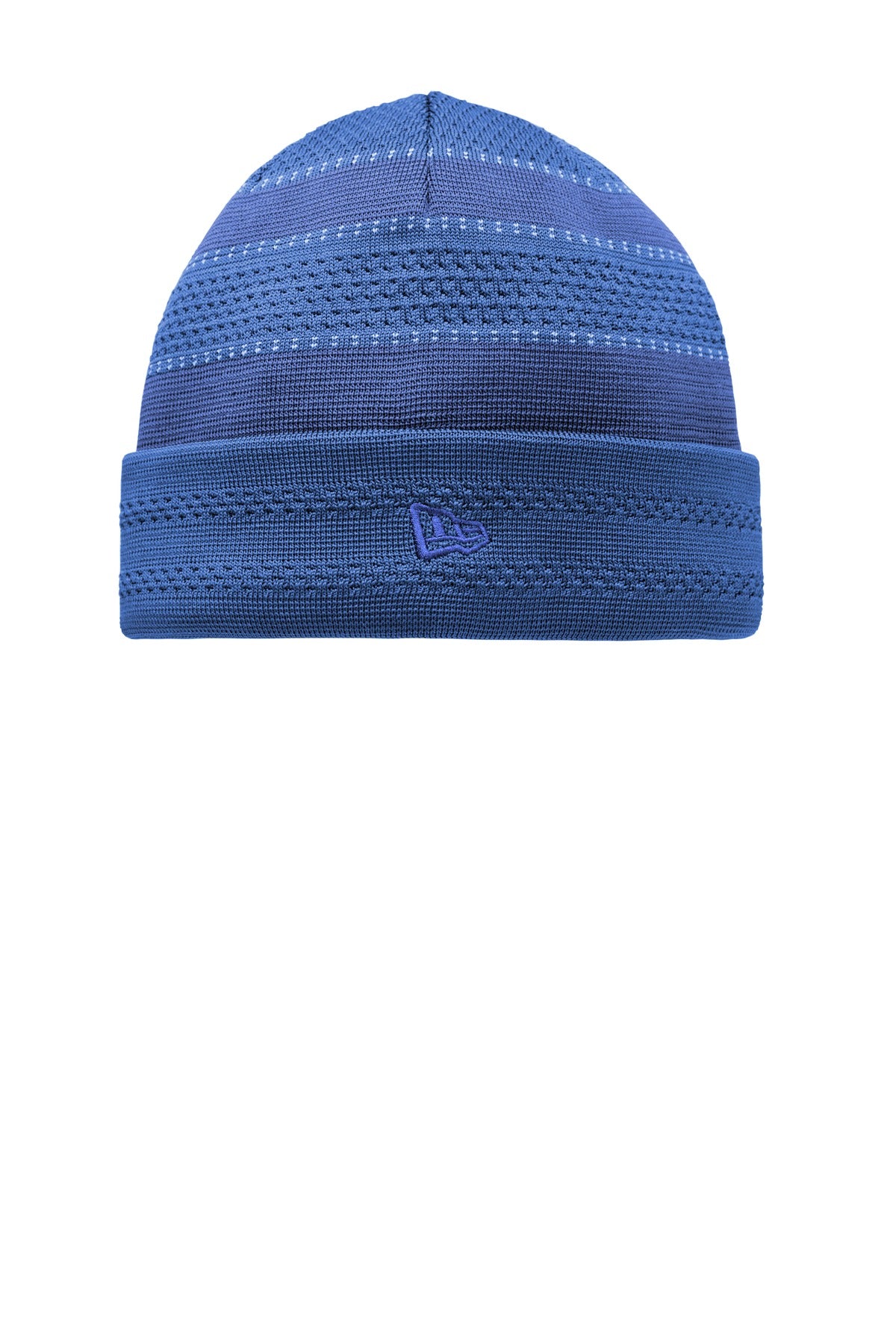 Front View of Royal New Era On-Field Knit Beanie NE906